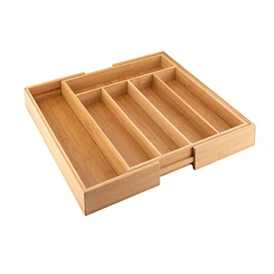 Afbeelding van axentia Bestekbak, bamboe, bruin, 48,5 x 37 5,3 cm