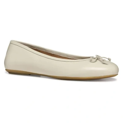 Afbeelding van Geox D Palmaria Ballerina&#039;s, Dames, Maat: 37.5, Papyrus Leer