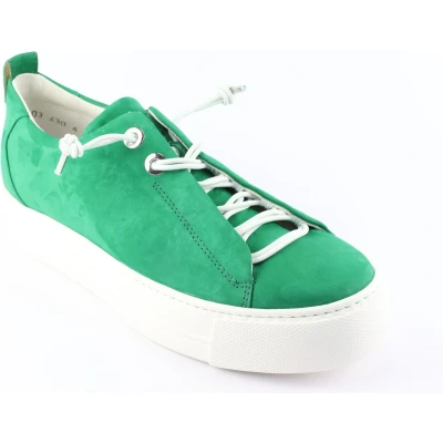 Afbeelding van Paul green Sneakers laag, Dames, Maat: 38.5, Royal Nubukleer