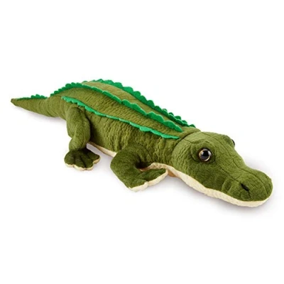 Afbeelding van Zappi Co Zacht knuffeldier voor kinderen, krokodil (55 cm), safari jungledier, pluche speelgoed
