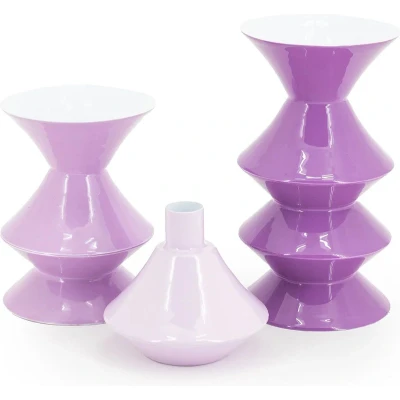 Afbeelding van By Boo Kaarsenhouder set Yack Paars