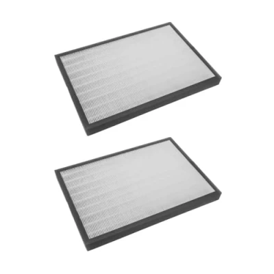 Afbeelding van 2x Trade Shop filterset (HEPA filter + actieve koolfilter) compatibel met DeLonghi AC230 combinatiefilter, vervanging voor 5513710021, Comedes PT94081