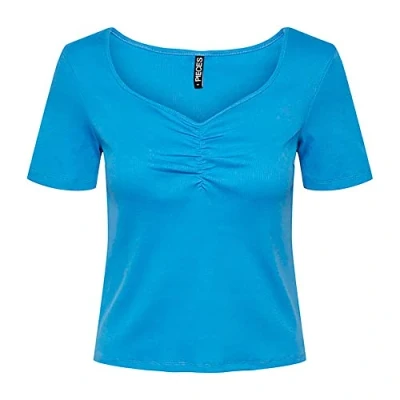Afbeelding van Pieces Pctania Tshirt basic, Dames, Maat: XS, Marina