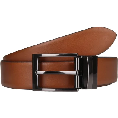 Afbeelding van LLOYD Leren Riem 2 in 1 Reversible Belt W80 Black / Cognac Zwart Bruine