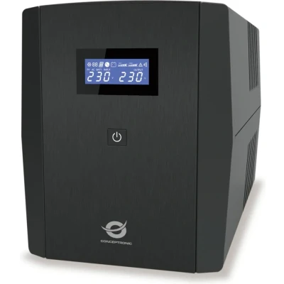 Afbeelding van Conceptronic ZEUS04EM ZEUS4 UPS [Schuko, 2200 VA, 1320 W, 220 240 V, AVR, Overload protect]