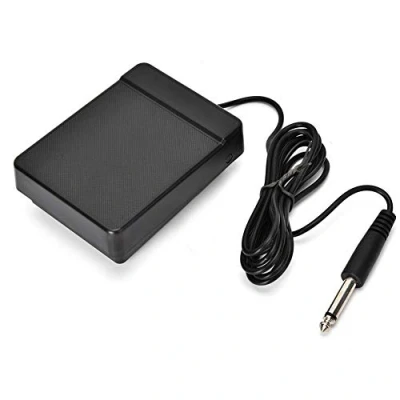 Afbeelding van Electronic Piano Pedal, Universal Children 6.35 Single Foot Sustain Pedal Controller for Keyboard