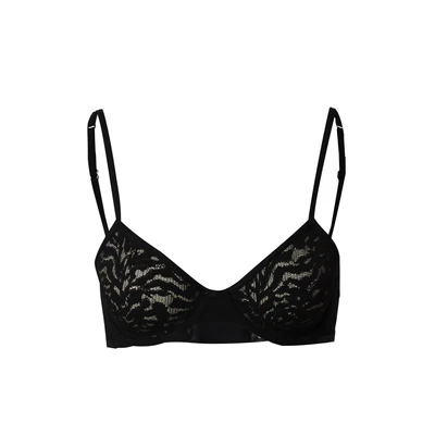 Afbeelding van Calvin Klein Unlined Halfhoge beha voor dames, zwart., 90D