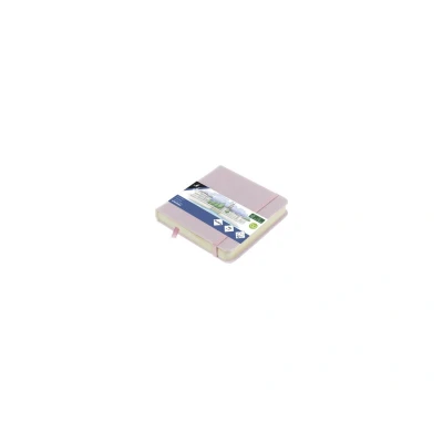 Afbeelding van Kangaro schetsboek 12x12cm violet PU hardcover met elastiek en lint K 861203