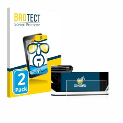 Afbeelding van BROTECT Screenprotector voor Audi S3 Limousine TFSI Facelift MMI 2024 Folie Beschermfolie transparant (2 Stuks)