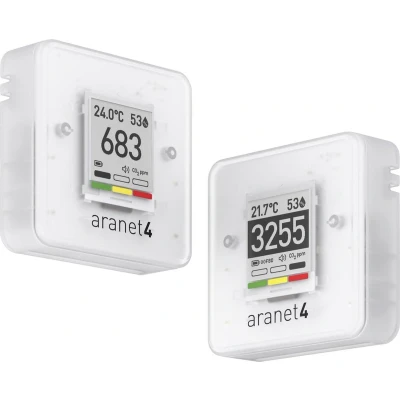 Afbeelding van aranet CO₂ meter 0, 600 9999, 50, 85, 1100 ppm, C, %, hPa Met temperatuurmeting
