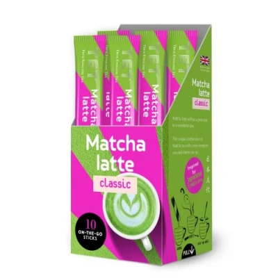 Afbeelding van Oplosthee True English Tea Matcha Latte Classic, 10 st.