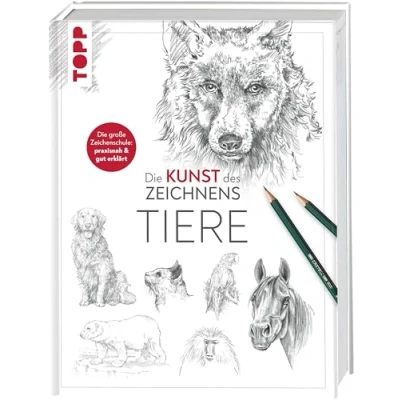 Afbeelding van Die Kunst des Zeichnens Tiere: große Zeichenschule: praxisnah &amp; gut erklärt: 4752
