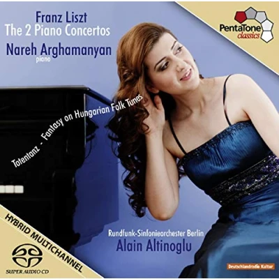 Afbeelding van Nareh Arghamanyan, Alain Altinoglu Piano Concertos 1 &amp; 2/ Fantasy on Hungarian Folk Tunes (Super Audio CD)