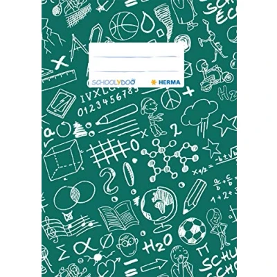 Afbeelding van 10x Herma Schriftkaft A5 SCHOOLYDOO donkergroen