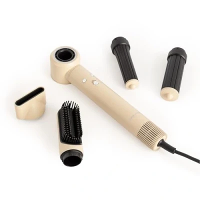 Afbeelding van CREATE ION STYLER PRO Luchtföhn en ionenvormer, 5 in 1, zand/motro DC borstelloos, 3 snelheden, koude luchtfunctie, temperatuurniveaus, opbergdoos, 1300 W