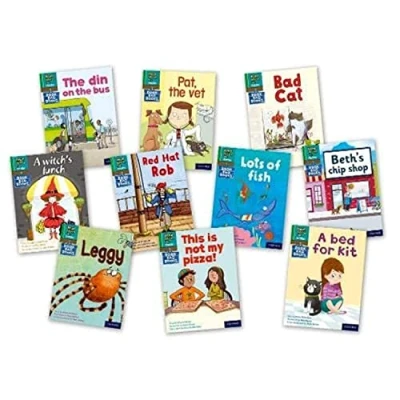 Afbeelding van Read Write Inc Phonics Set 1 Green Book Bag Books Pack of 10