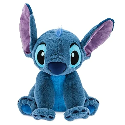 Afbeelding van Disney Store officiële grote Stitch knuffel voor kinderen uit, Lilo en Stitch, 55 cm, pluchen, knuffelbare, kleine alien met geborduurde details zachte afwerking