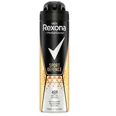 Afbeelding van Rexona MotionSense Men deospray anti transpirant &quot;Sport Defence&quot; 0% alcohol 150 ml