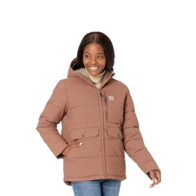Afbeelding van Carhartt Utility jas voor dames, met losse pasvorm, middelzware bovenkleding, groef., M
