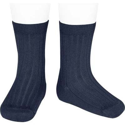 Afbeelding van Cóndor Sokken Basic Rib Navy/Donkerblauw 18 24 mnd (maat 2)