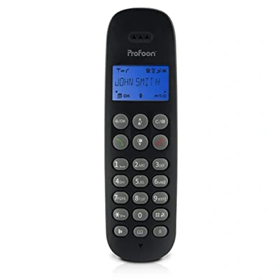 Afbeelding van Profoon Téléphone dect solo, noir PDX300