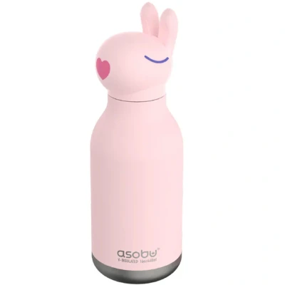 Afbeelding van asobu bunny bestie drinkfles 295ml rvs siliconen konijn