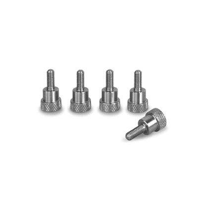 Afbeelding van Precisiongeek Roestvrij stalen aanzetschroef kartelschroeven M3 x 10 mm (5 stuks)