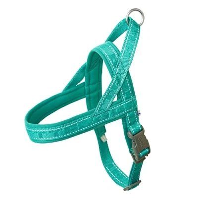 Afbeelding van Hurtta Casual harnas ECO, 80 90 cm, pauw (Hond), Kraag + Leiband