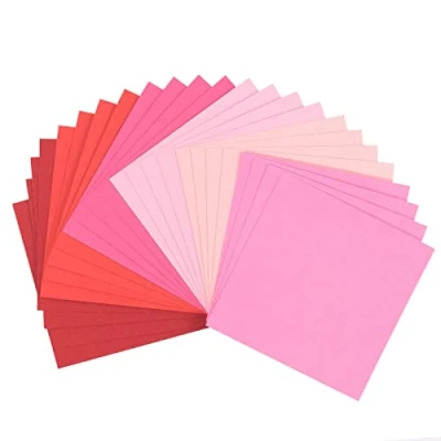 Afbeelding van Vaessen Creative Florence Scrapbookpapier 216 g 6x6 x24 vellen multipack, roze, papier, multicolor, 15 x 0,8 cm