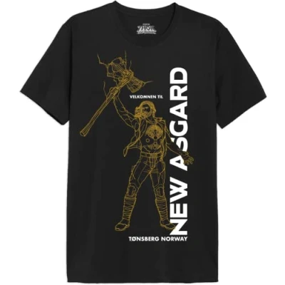 Afbeelding van Marvel METLATMTS018 T shirt, zwart, XXL heren, zwart.,