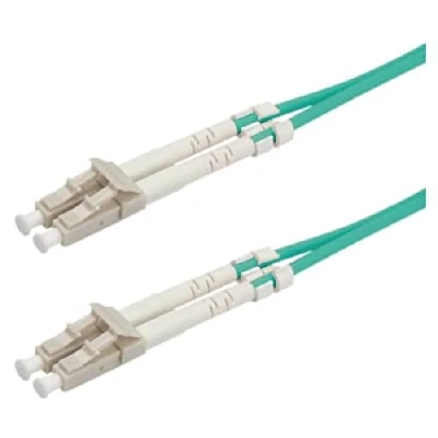 Afbeelding van VALUE F.O. kabel 50/125µm, LC/LC, OM3, turkoois, 0,5 m