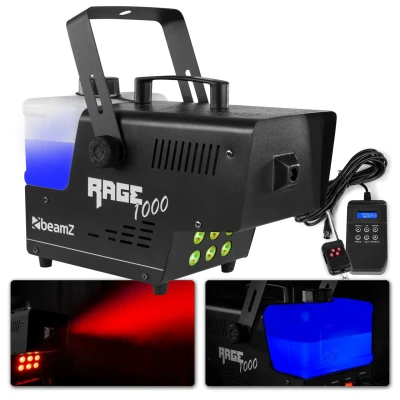 Afbeelding van BeamZ Rage1000LED rookmachine met draadloze afstandsbediening
