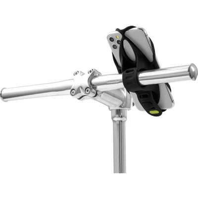 Afbeelding van Bone Bike Tie 4 Telefoonhouder Fiets Universeel Zwart Siliconen En TPU (zacht)