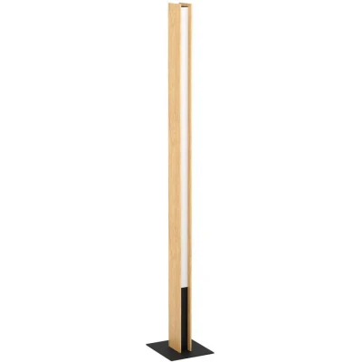 Afbeelding van EGLO connect.z Anchorena Z Vloerlamp 150 cm Bruin/Zwart/Wit Instelbaar RGB &amp; wit licht Dimbaar Zigbee