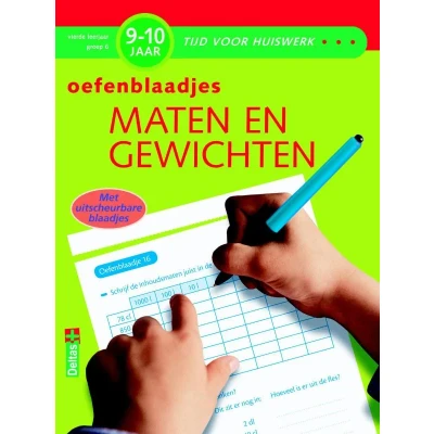 Afbeelding van Maten en gewichten 9 10 jaar, vierde leerjaar, groep 6 Oefenblaadjes (Paperback)