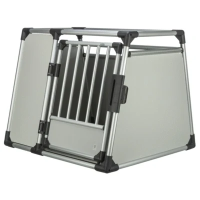Afbeelding van Trixie Vervoersbox Auto Lichtgrijs Autohondenbench 94x75x88 cm