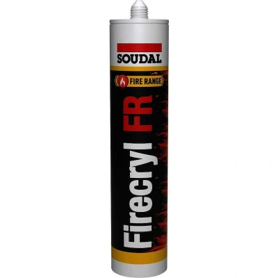 Afbeelding van Soudal Firecryl FR Brandwerende acrylaatkit Grijs 310 ml 107433