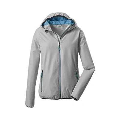 Afbeelding van killtec Women&#039;s Functioneel jack met capuchon, opvouwbaar Trin WMN JCKT A, light grey, 34, 36862 000