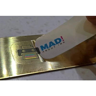 Afbeelding van Madaboutink Clear Waterslide Decal Transfer Papier voor Laser Printers &amp; Copiers 1x A4 Sheet