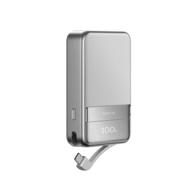 Afbeelding van EcoFlow RAPID Magnetic Powerbank 10000mA Zilver