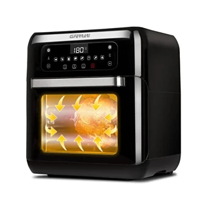 Afbeelding van G3 Ferrari G10136 Friggisano 2.0, luchtfriteuse, 11 liter, 1500 W, 9 programma&#039;s, digitaal display, zwart