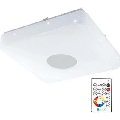 Afbeelding van EGLO Voltago 2 Plafondlamp LED 37,5 cm Wit Dimbaar
