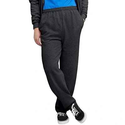 Afbeelding van Hanes EcoSmart Fleece Joggingbroek voor heren met zakken, Houtskool Hei, M