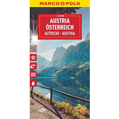 Afbeelding van Marco Polo Wegenkaart Oostenrijk: Schaal 1 : 400.000: ja