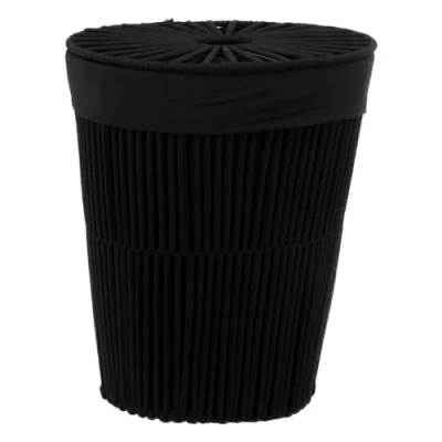 Afbeelding van Wasmand zwart, loft stijl, 40 L