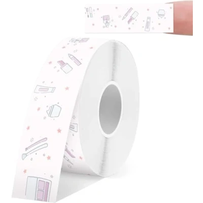 Afbeelding van SUPVAN E10 Zelfklevende Etiketten, Multifunctionele Thermische Etiketten voor Thuiskantoren Scholen, Compatibel met E10/E16 Etikettenprinters, 15 mm*6 m, 1 Rollen (Cosmetica)