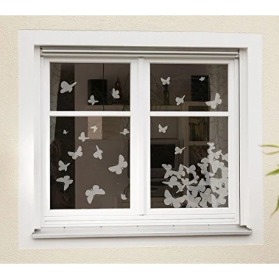 Afbeelding van Komar Raamdecoratie Vlinders 31x31 cm, zelfklevend (21 stuks)