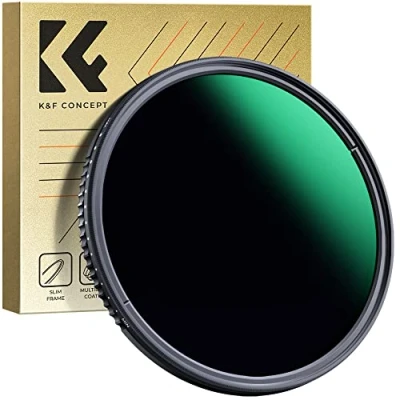 Afbeelding van K&amp;F Concept D serie Variabele ND filter ND3 ND1000 grijsfilter 58 mm (1,5 10 stopcontacten)