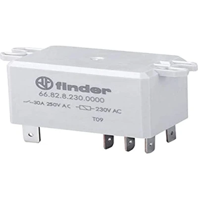 Afbeelding van Finder 66.82.8.230.0000 Steekrelais 230 V/AC 30 A 2x wisselcontact 1 stuk(s)