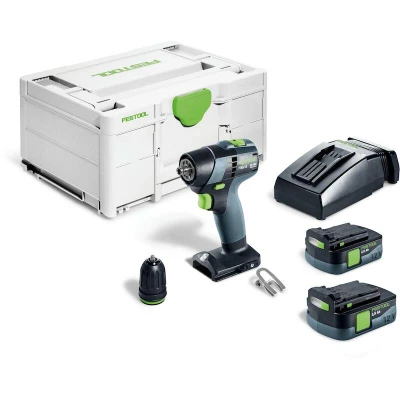 Afbeelding van Festool TXS 12 2,5 Plus 12V Boormachine (2x2,5 Ah in Systainer)